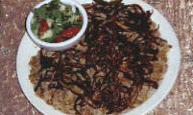 Kabobs served in our Middle Eastern restaurant